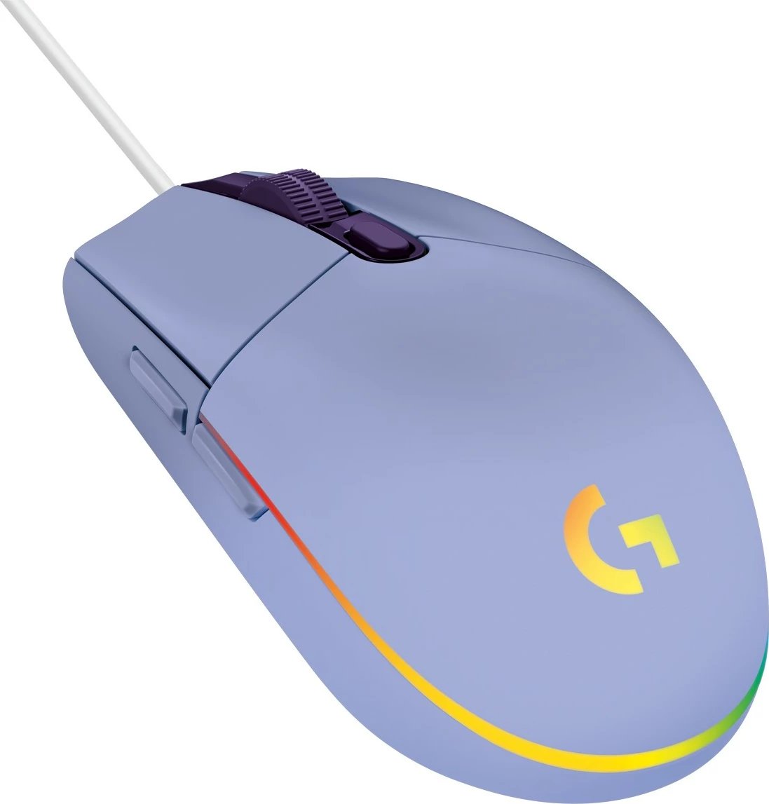 Maus Logitech G203 LIGHTSYNC, USB Type-A, 8000 DPI, 1 ms, Lilac