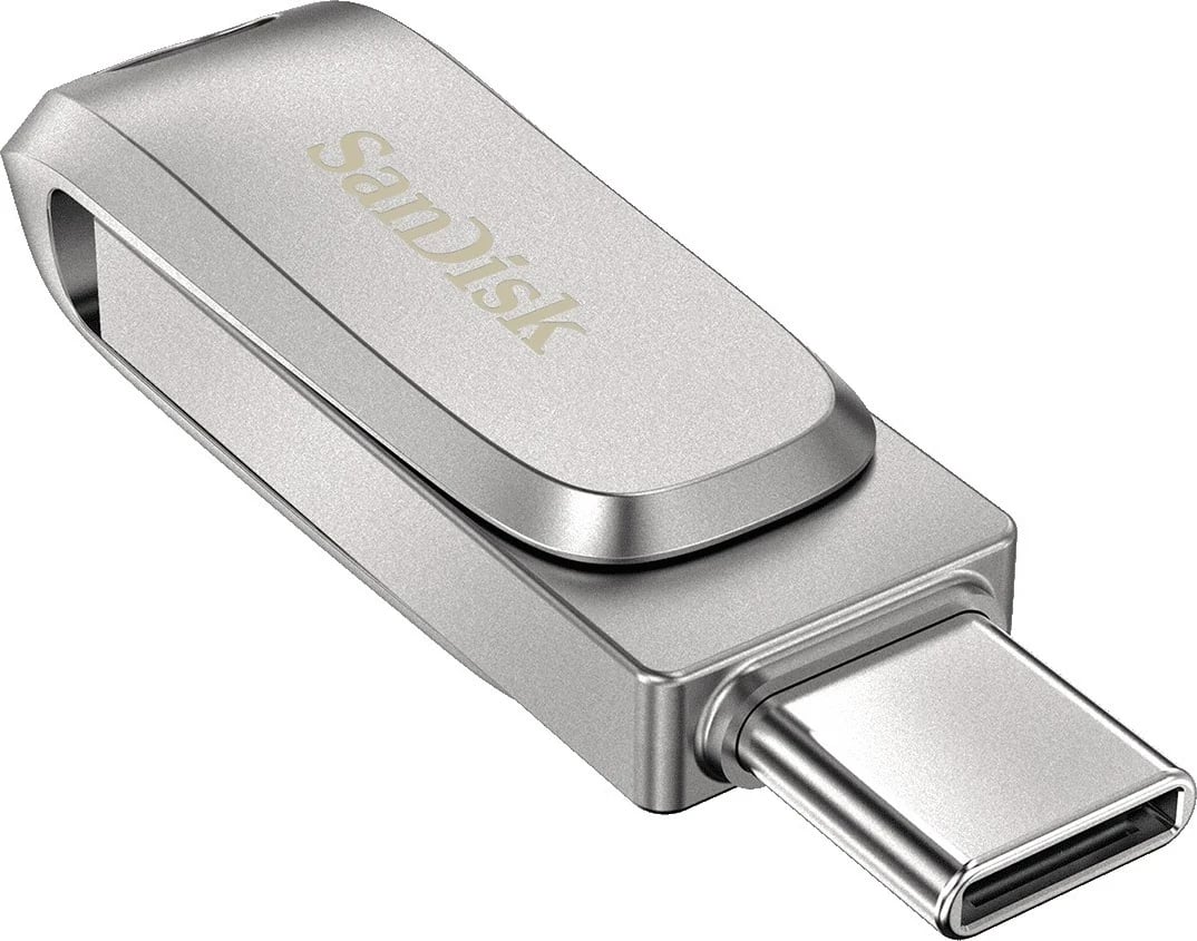 USB Flash SanDisk Ultra Dual Drive Luxe, 32GB, USB Type-C, argjendtë