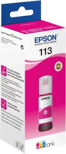 Shishe bojë pigment për printer, Epson 113 EcoTank C13T06B340, 70 ml, magenta