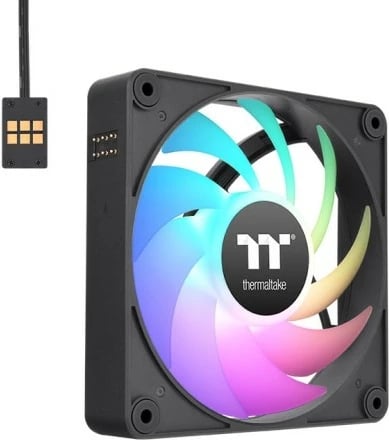 Kasë ventilatorë Thermaltake CT140 EX ARGB, 3x140mm, PWM, lidhje magnetike, zi
