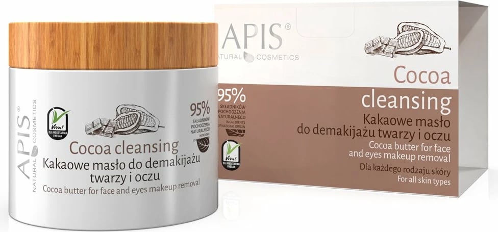 Buter për pastrim fytyre dhe heqje make-up APIS Cocoa Cleansing, 40g