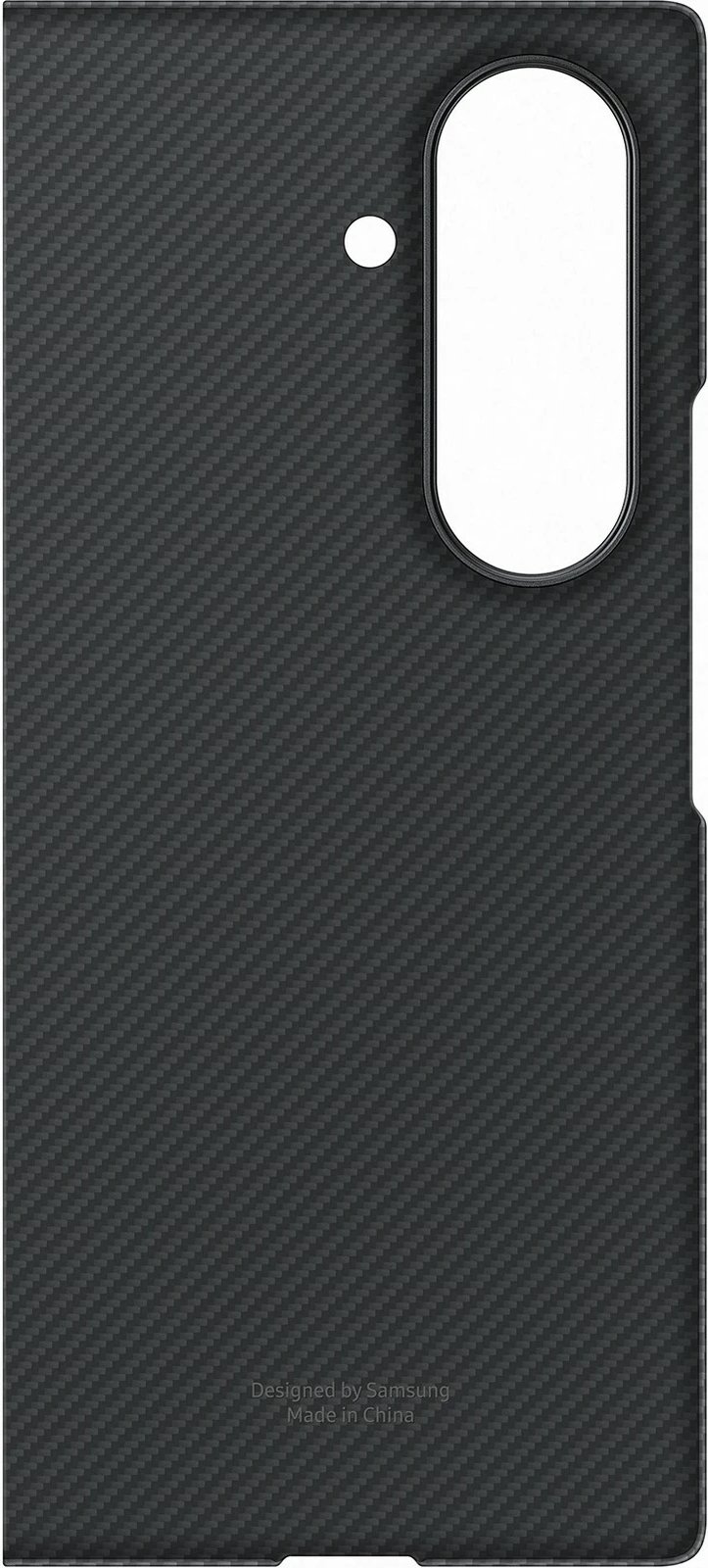 Mbështjellës Samsung Carbon Shield për Galaxy Fold7, silikon, i zi