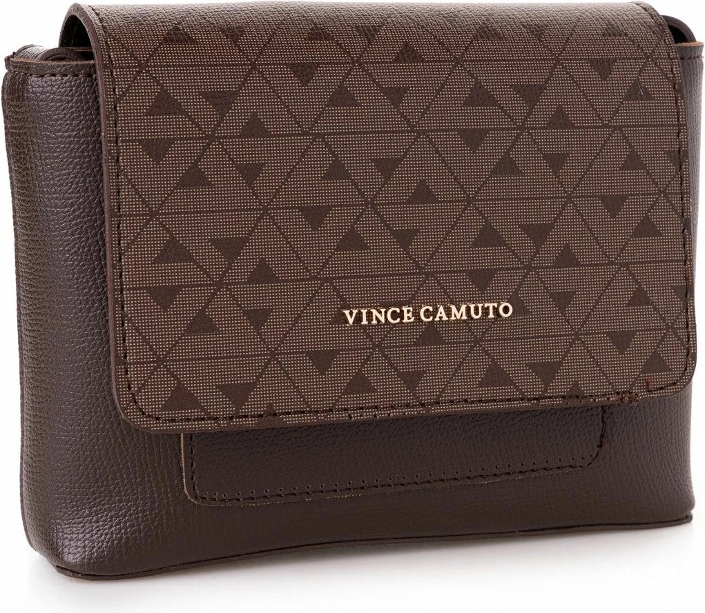 Çantë crossbody Vince Camuto, Matera, kafe me monogram