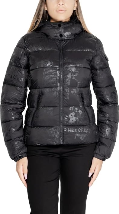 Jakne Desigual, për femra, e zezë