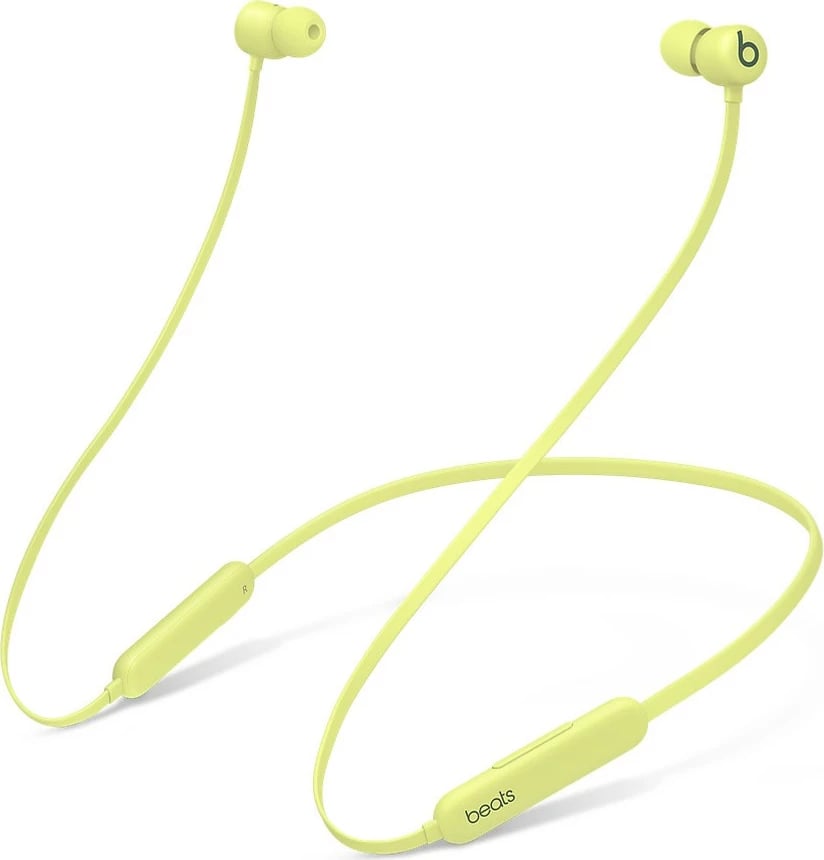 Kufje wireless Apple Beats Flex MYMD2EE/A, Bluetooth, mikrofon, e verdhë