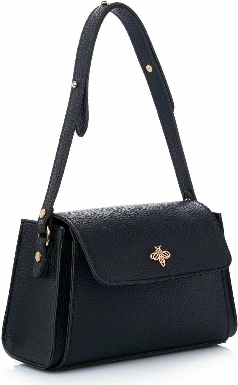 Çantë krahu Lucky Bees, Diana, e zezë