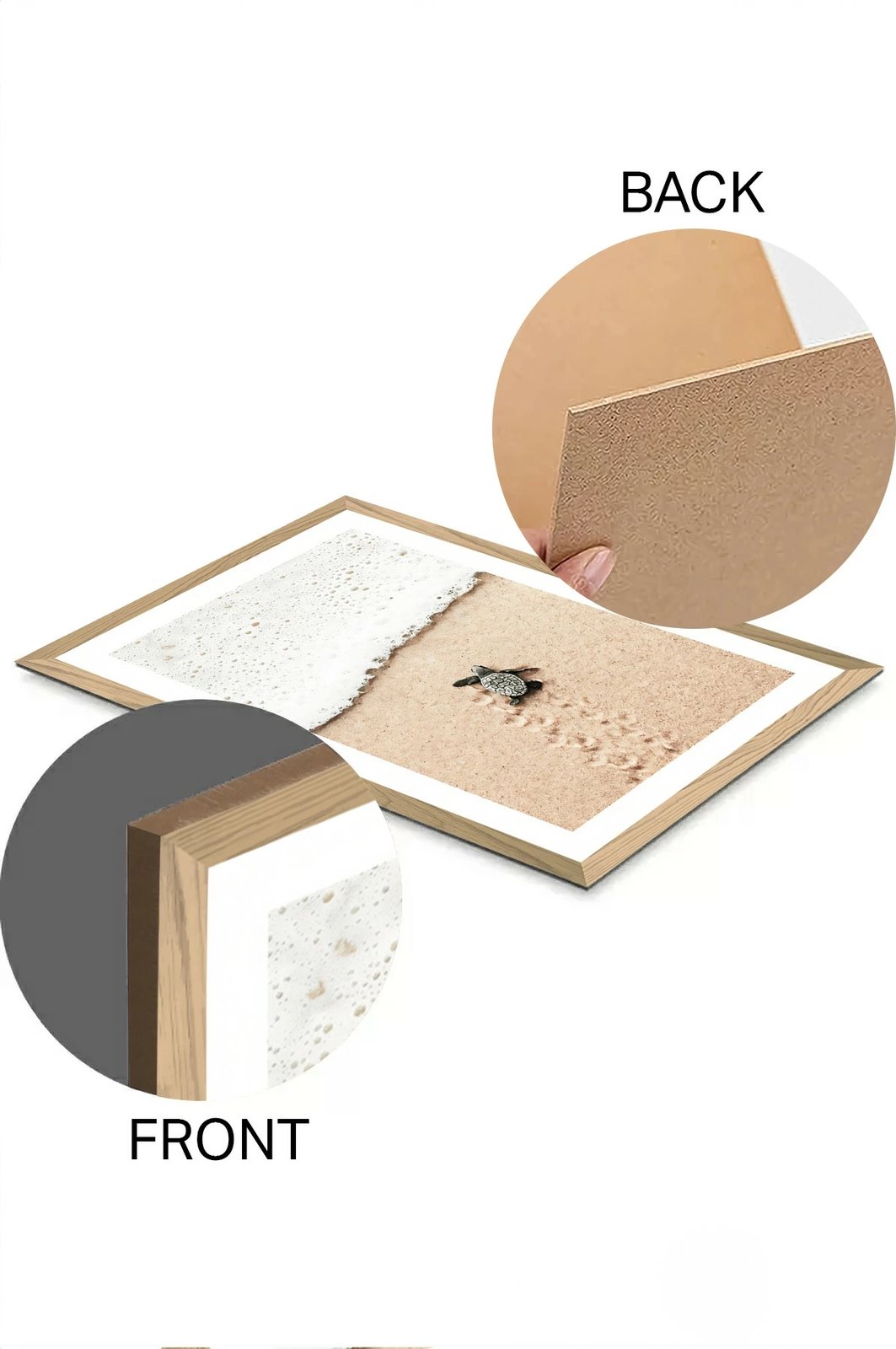 Pikturë dekorative, Wallity, Tekhammdf101, shumëngjyrëshe, 33x48cm