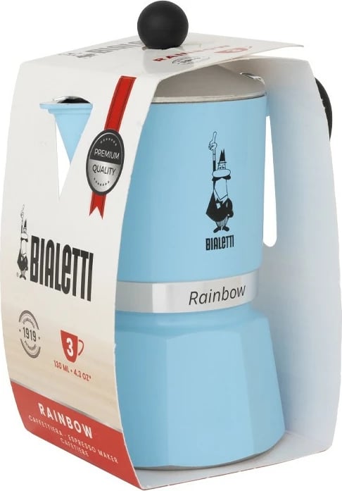Aparat kafeje Bialetti Rainbow 6TZ, kaltër