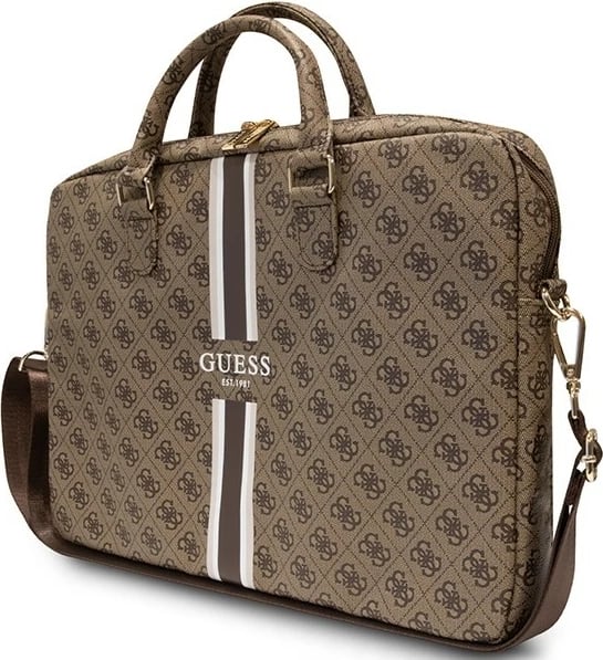 Çantë laptopi GUESS 4G Printed GUCB15P4RPSW, 16 inç, Kafe