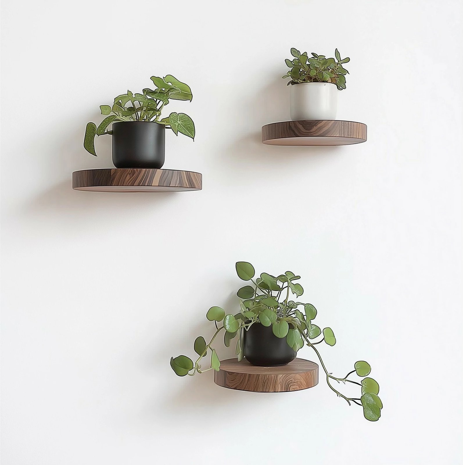 Set rafesh dekorativ prej druri, Hanah Home, Raf283