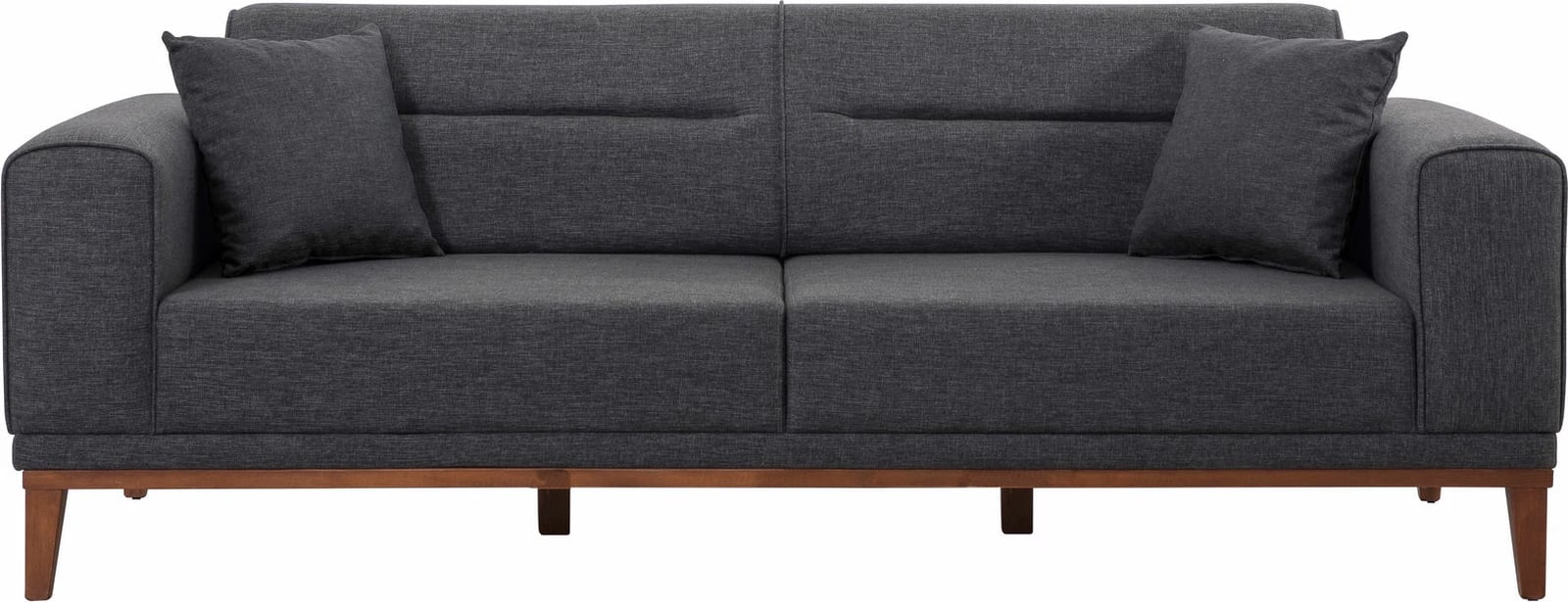 Set divani-krevat me karrige, ngjyrë antracit, LİONES-TKM1-1053