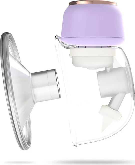 Pompë gjiri elektronike neno Sole, pa tela, me ekran LCD, vjollcë