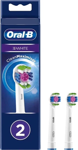Koka rezervë për furçë dhëmbësh elektrike Oral-B 3D White, 2 copë