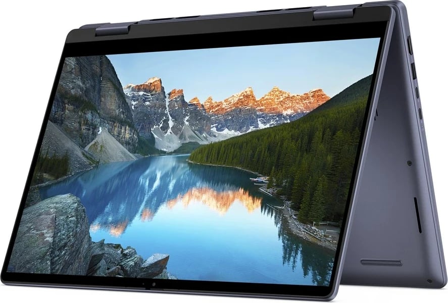 Laptop Dell Inspiron 7445 2-n-1, AMD Ryzen 5 8640HS, 14", 16 GB RAM, 512 GB SSD, Blu