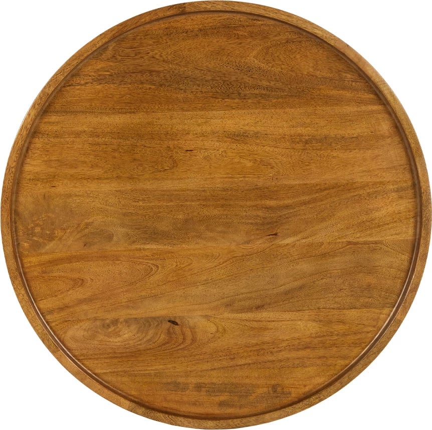 Tavolinë kafeje Arab, dru mango, ngjyrë arre, 80x80x40 cm