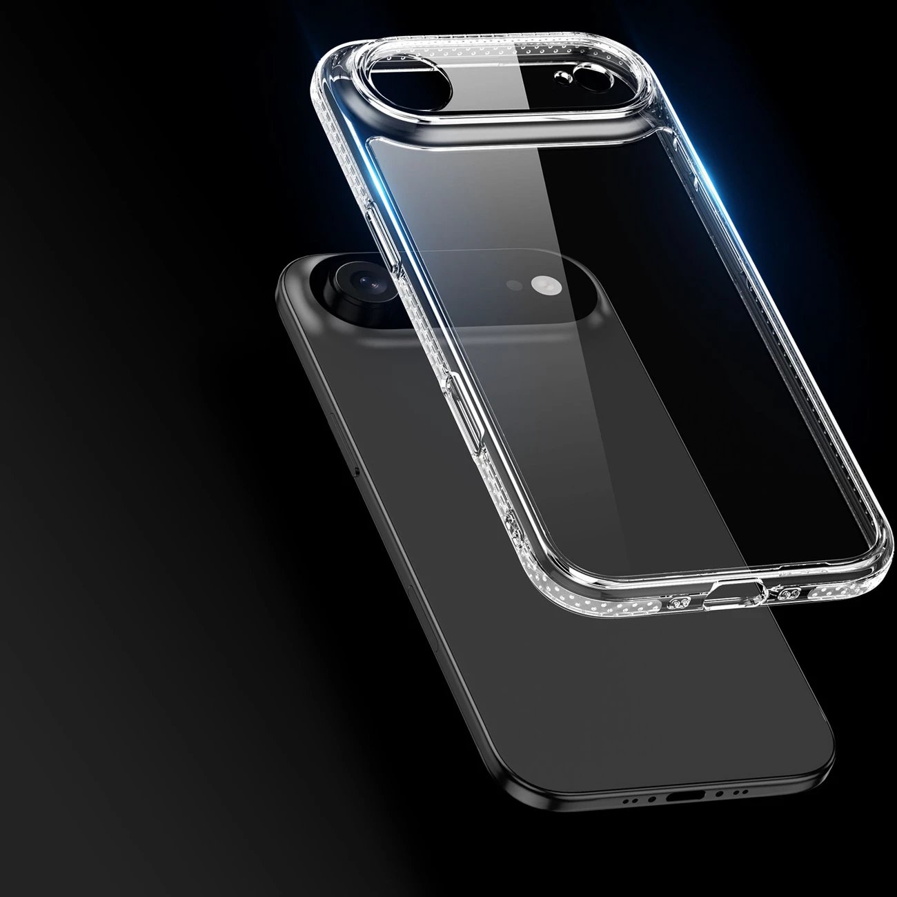Mbështjellës Dux Ducis Clin për iPhone 17 Air, transparent