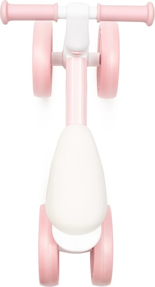 Biçikletë balancuese, BABY MIX, Bunny Hop Ultralight, alumin 1.6 kg, 4 rrota, 12+ muaj, rozë