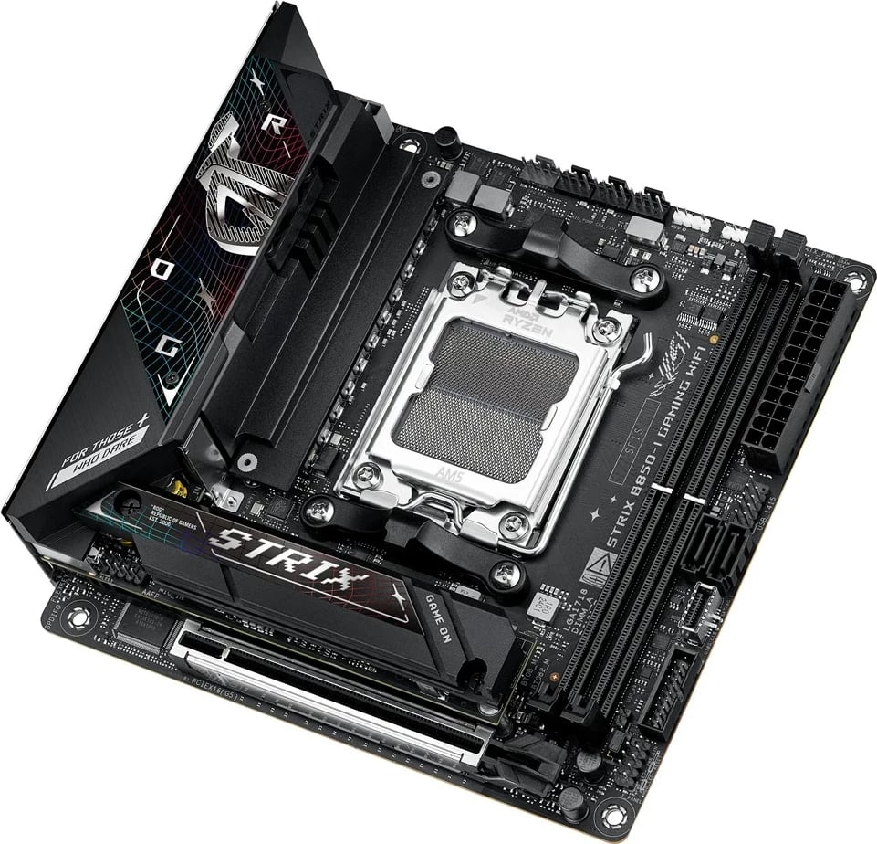 Pllakë amë ASUS ROG STRIX B850-I GAMING WIFI, Socket AM5, mini ITX, E zezë