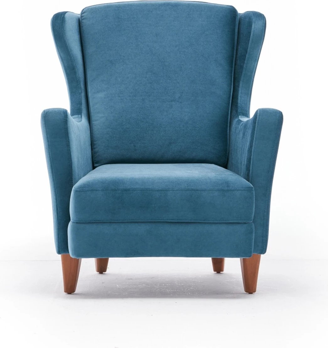 Karrige Wing, Atelier del Sofa, Lola Berjer, ngjyrë turquoise