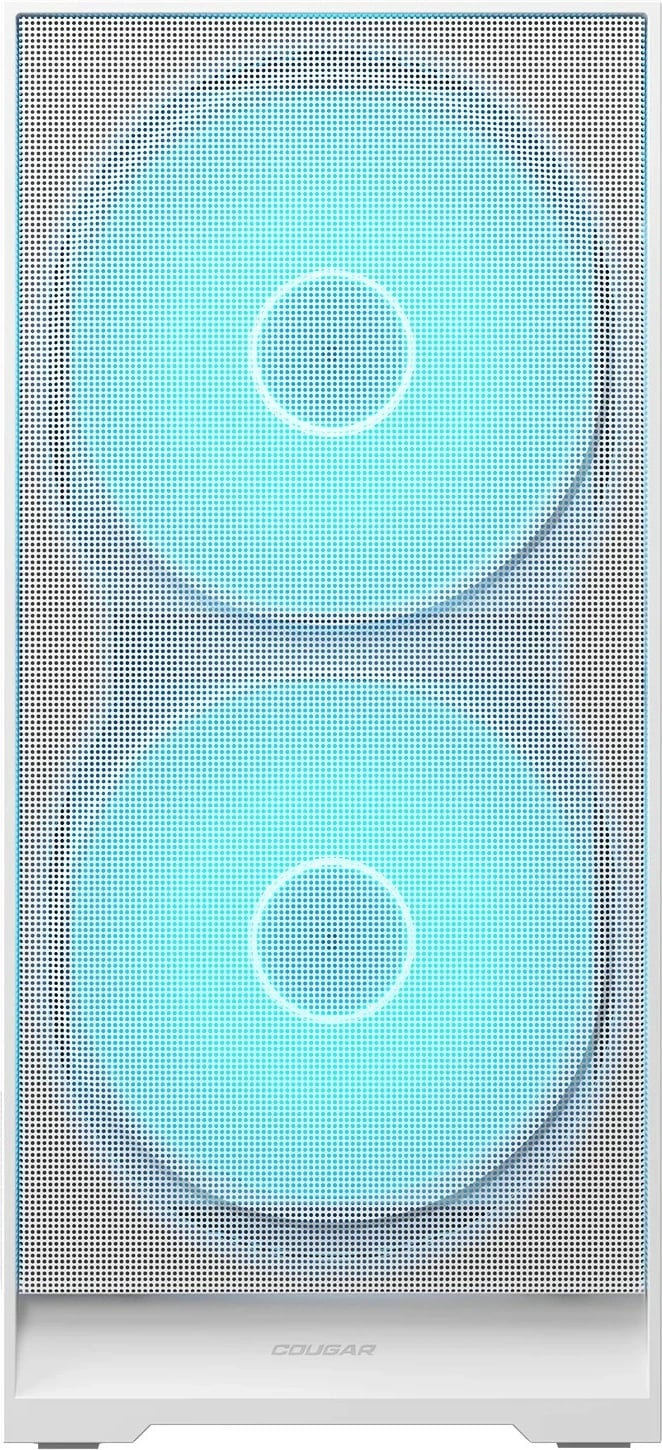 Kasë Cougar Airface 180 ARGB midi tower, e bardhë