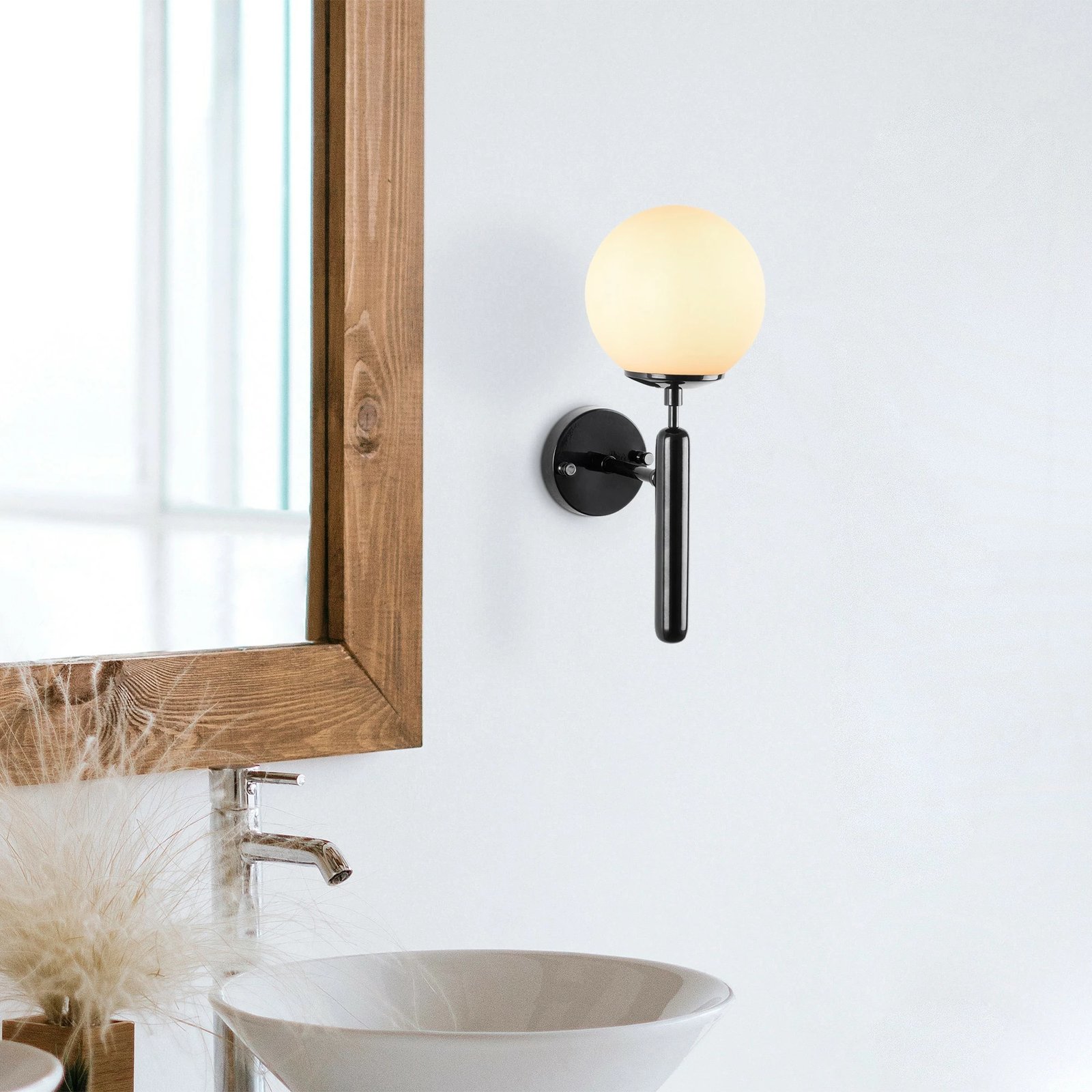 Llambë muri Opviq, King - 11457, e zezë dhe e bardhë