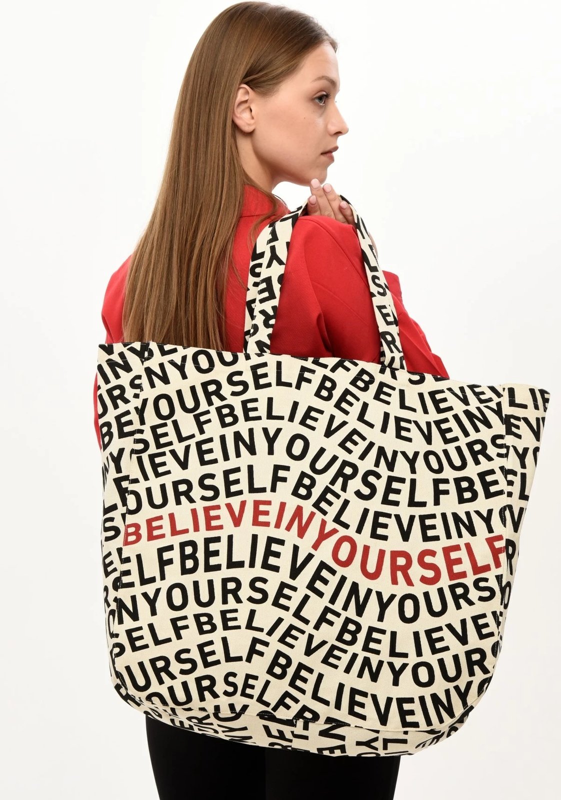 Çantë tote Zoozie Bags, krem, 2046
