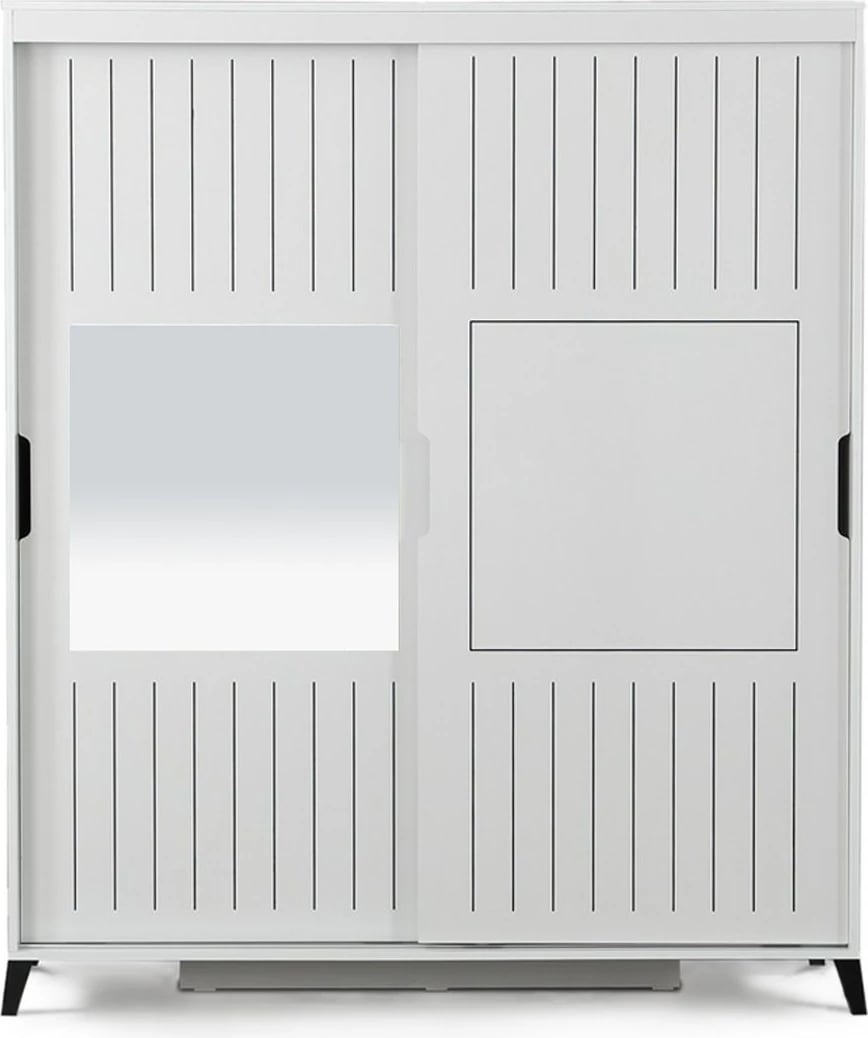 Dollap i bardhë Skye Decor, Pasific Home Fuga 180, me pasqyrë