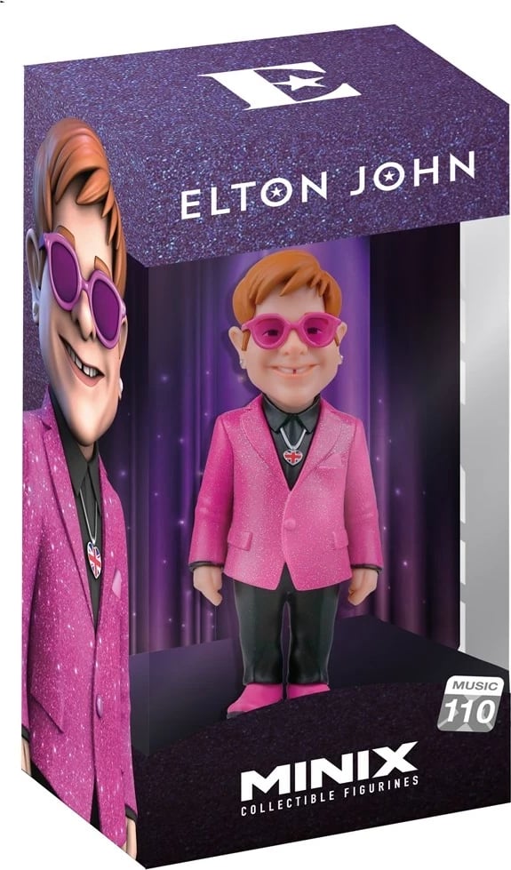 Figurinë koleksionuese MINIX Elton John, Roze