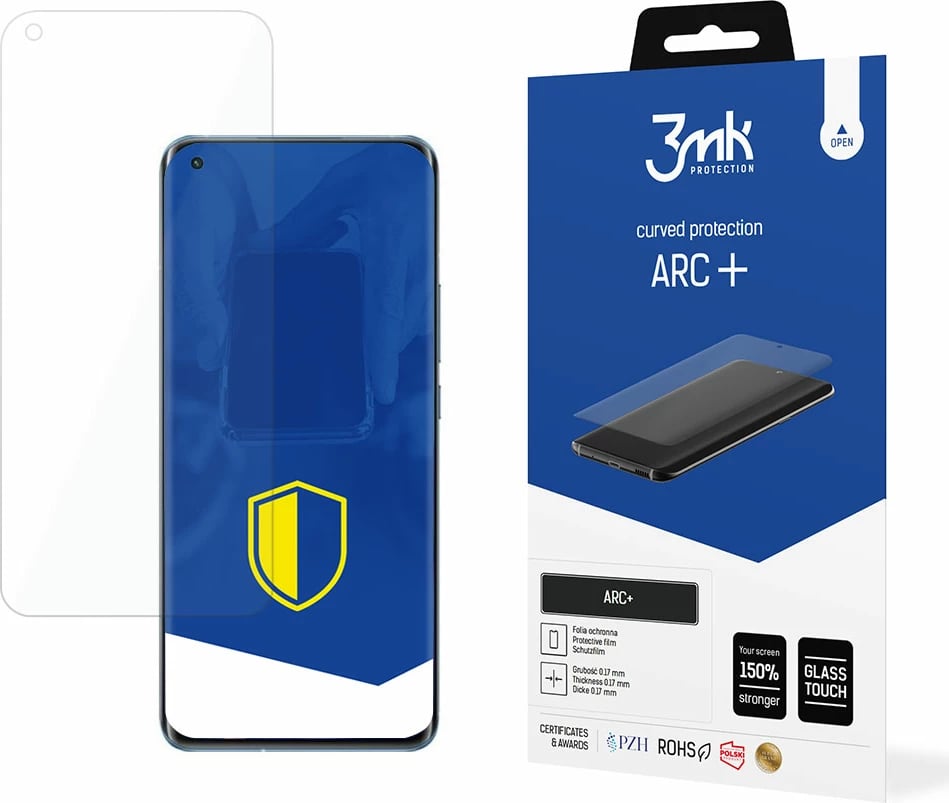 Mbështjellës ekrani 3mk Protection ARC+ për Xiaomi Mi 11, Transparent