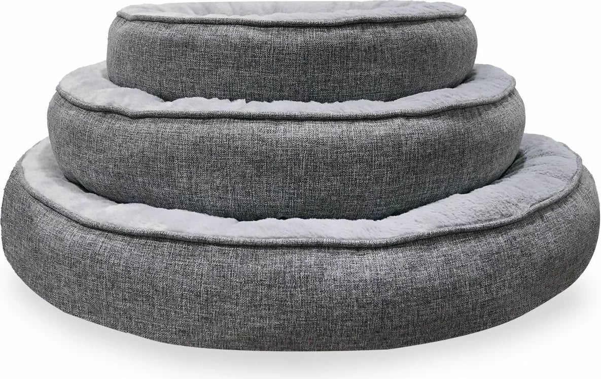 Shtrat për kafshë, Paws & Whiskers, Bunny, 85x65, ngjyrë gri