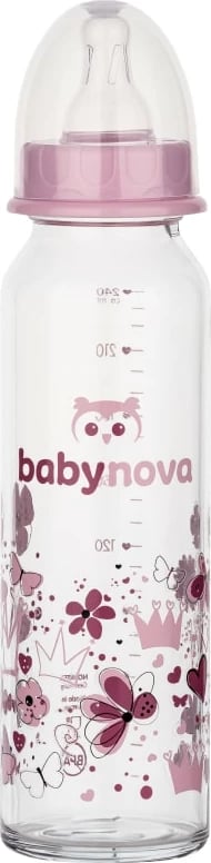 Babynova Shishe e qelqit me qafë standarde 240ml