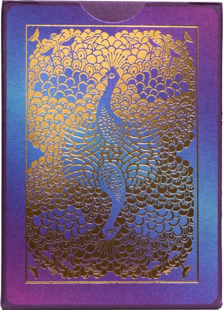 Letra loje Bicycle Peacock Purple, 52 copë, vjollcë