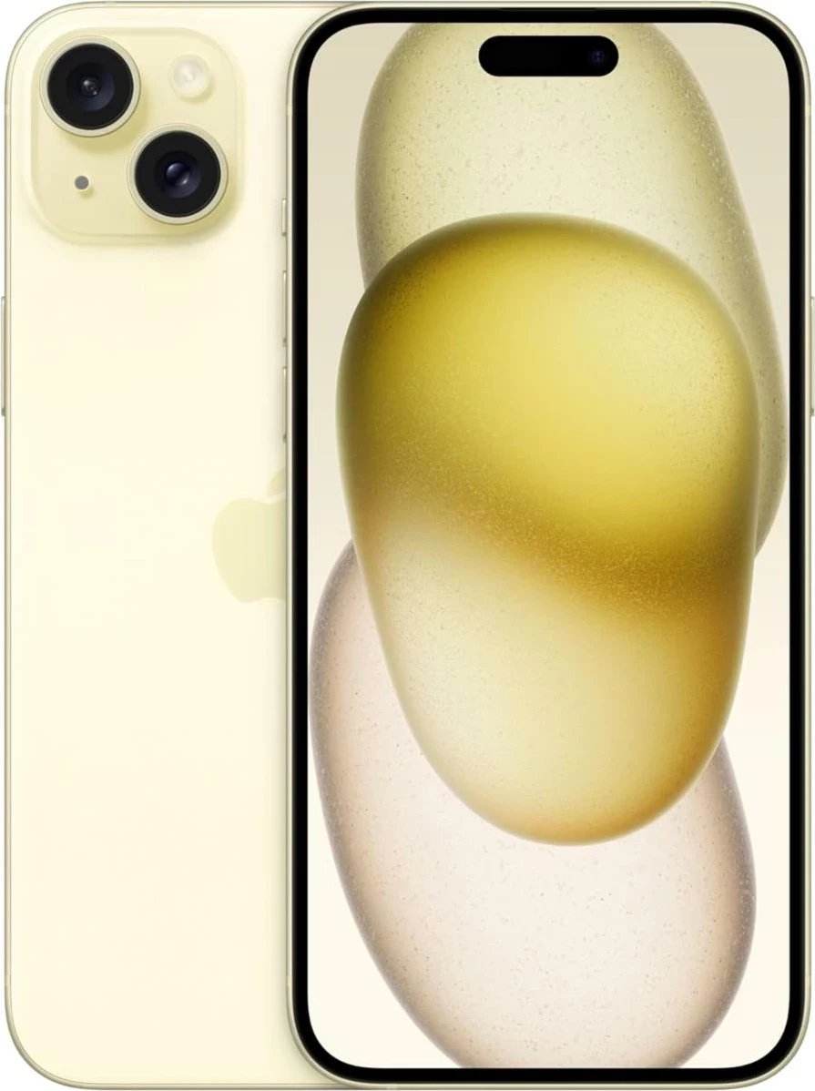 Apple iPhone 15 Plus, 6.7",  128GB, i verdhë