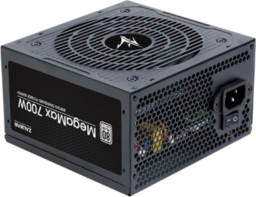 Kasë Zalman MegaMax 700W V2 80+ STD EU ZM700-TXII, e zezë