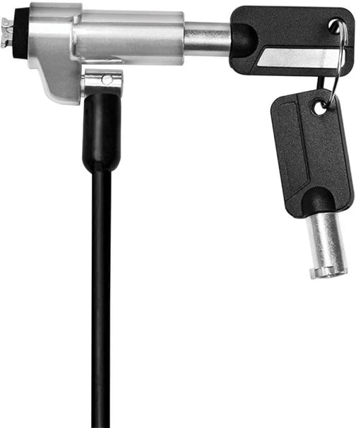 Litar sigurie për laptop Logilink, 1.5m, ngjyrë argjendi dhe e zezë