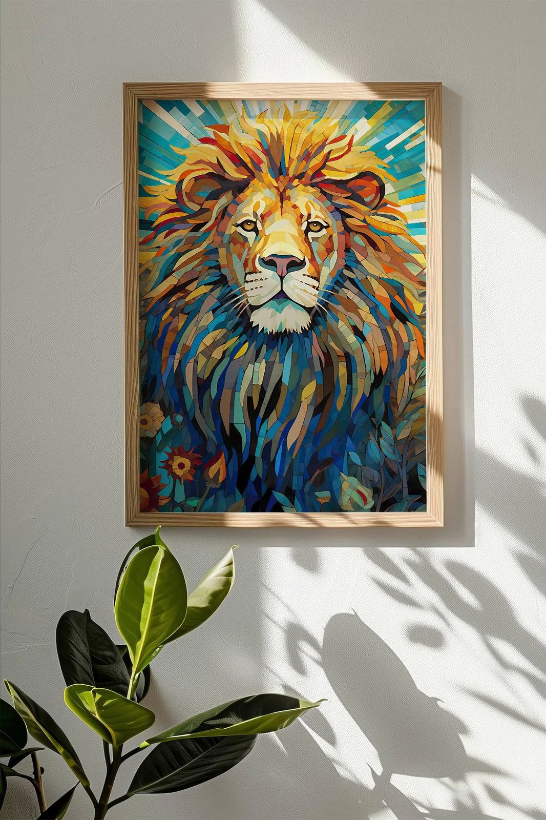 Pikturë dekorative me kornizë, shumëngjyrëshe, Wallity, Mscartmdl35