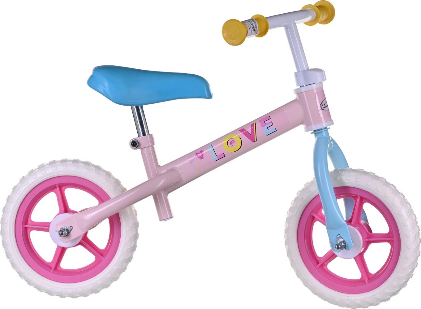 Biçikletë balancuese për fëmijë TOIMSA Barbie 10", rozë