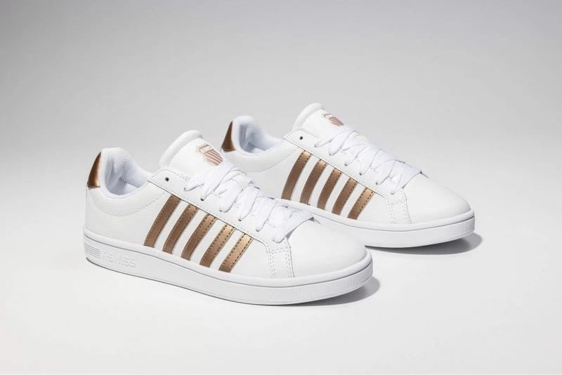 Këpucë femra K-Swiss, të bardha