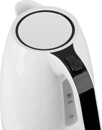 Çajnik elektrik Adler AD 1277 W, 1.7 L, 2200 W, i bardhë