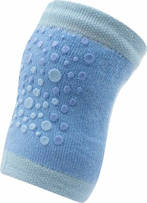 mbrojtëse gjunjësh bebe, New Baby, me ABS antirrëshqitës, pambuk 80%/poliamid 16%/elastan 4%, madhësi universale, blu, 1 palë