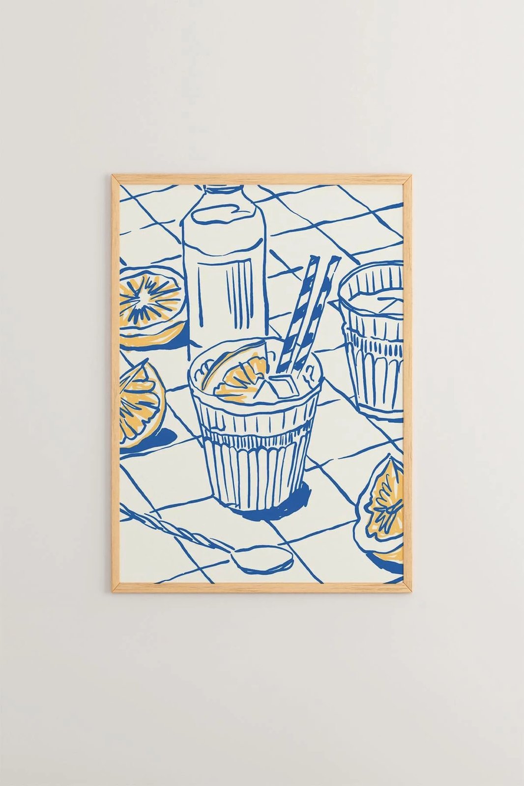 Pikturë dekorative me kornizë, shumëngjyrëshe, Ersy1Ham24