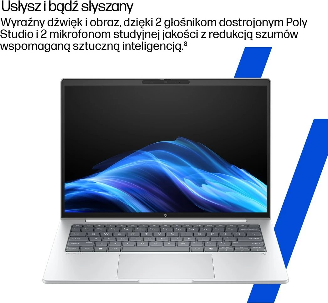Laptop HP EliteBook 8 G1a, Ryzen AI 7 PRO 350, 14" WUXGA, 24GB RAM, 512GB SSD, Pike silver aluminium