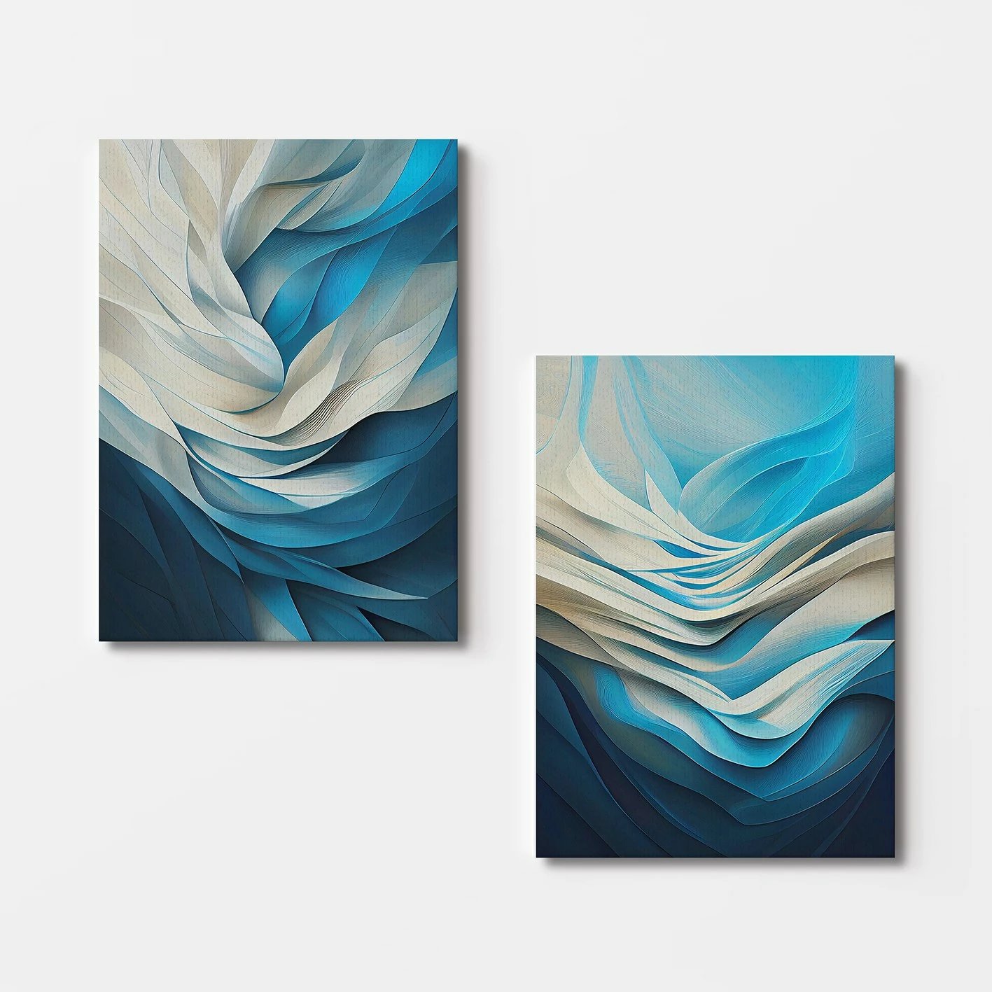 Pikturë dekorative në kanavacë (2 copë), Wallity, 2KNV4307, 50x70 cm