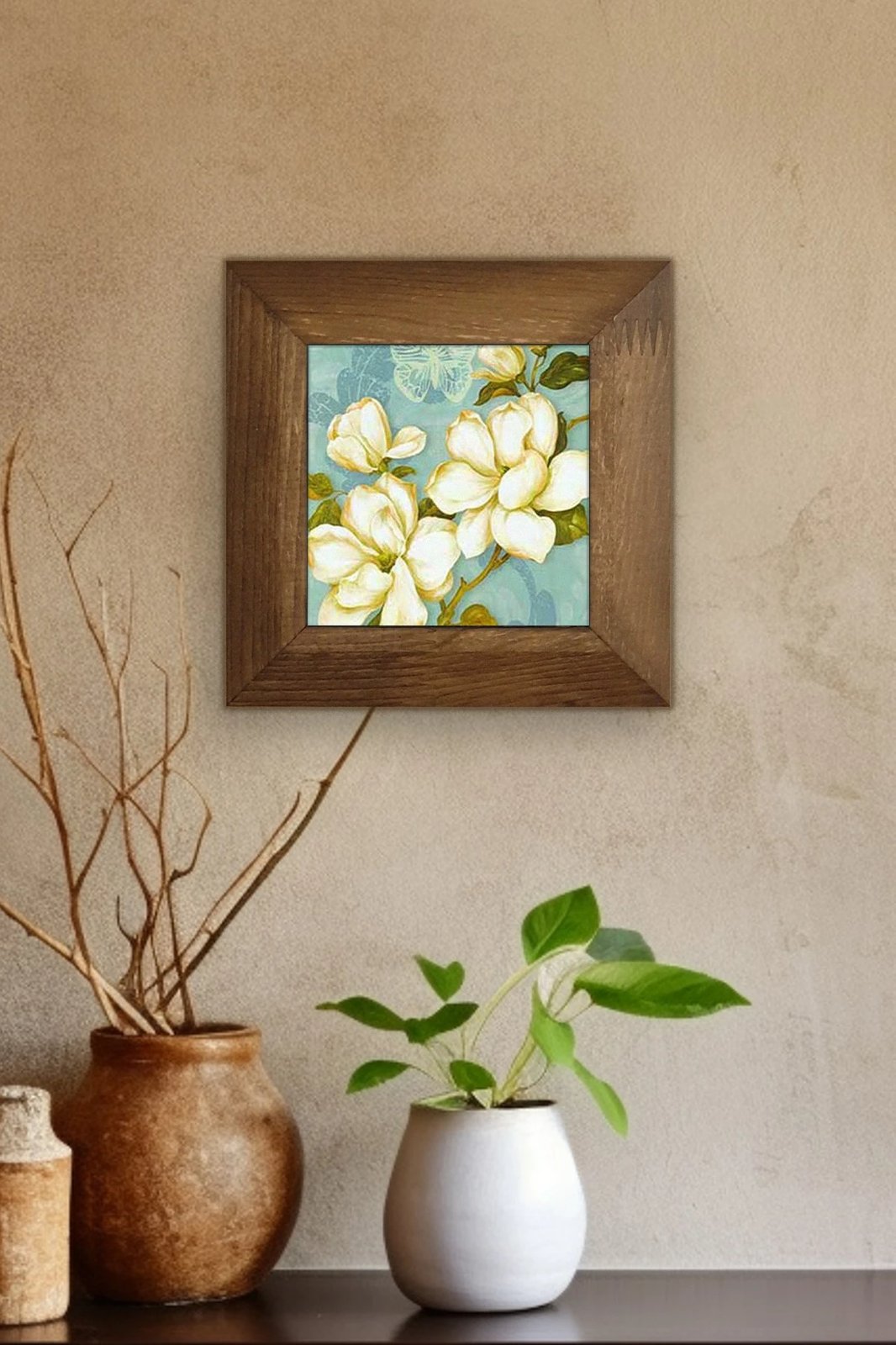 Pikturë dekorative me kornizë, Wallity Artvessakaro30, shumëngjyrëshe, 15.5x15.5cm