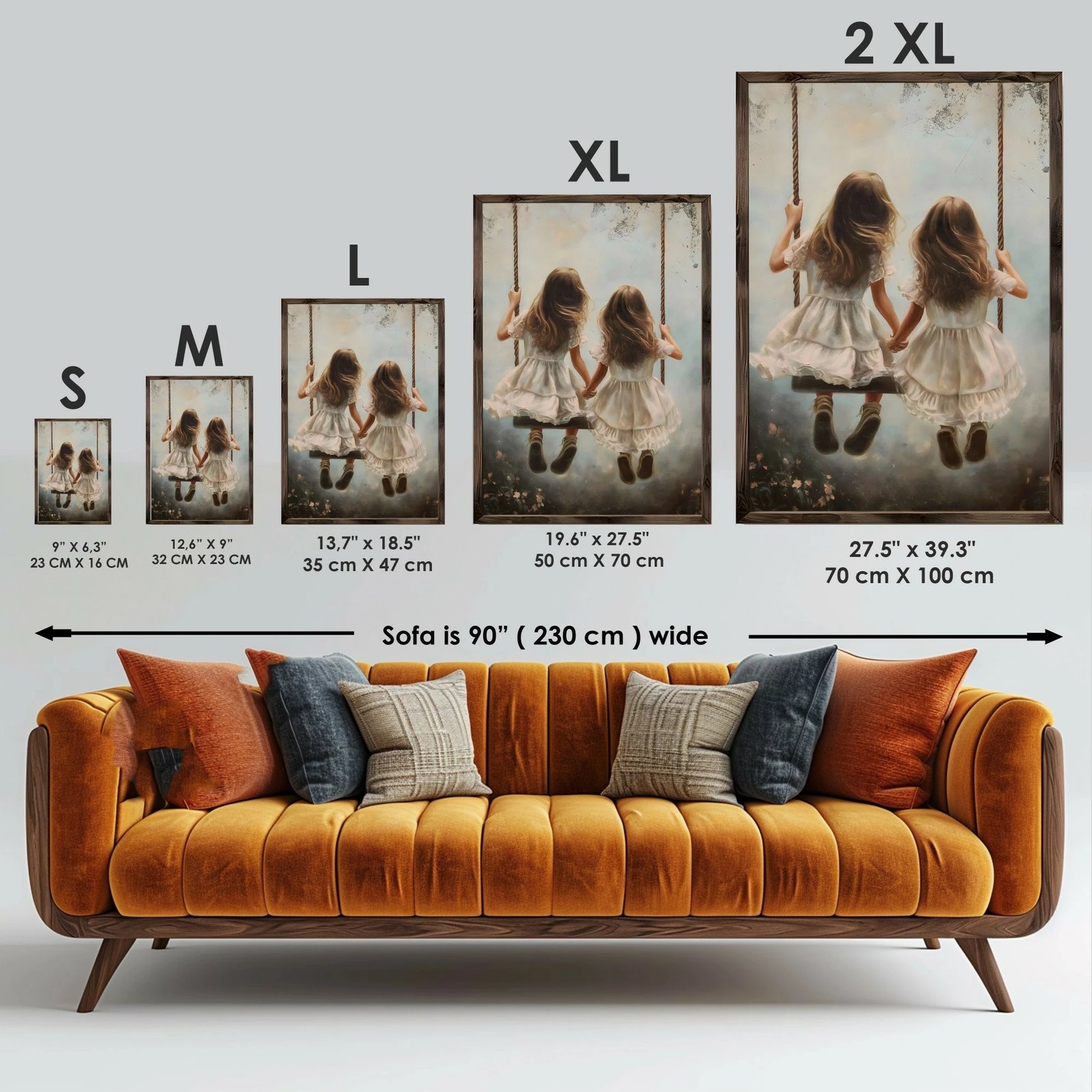 Pikturë dekorative me kornizë, MDF, shumëngjyrëshe, Wallity, GE238-L