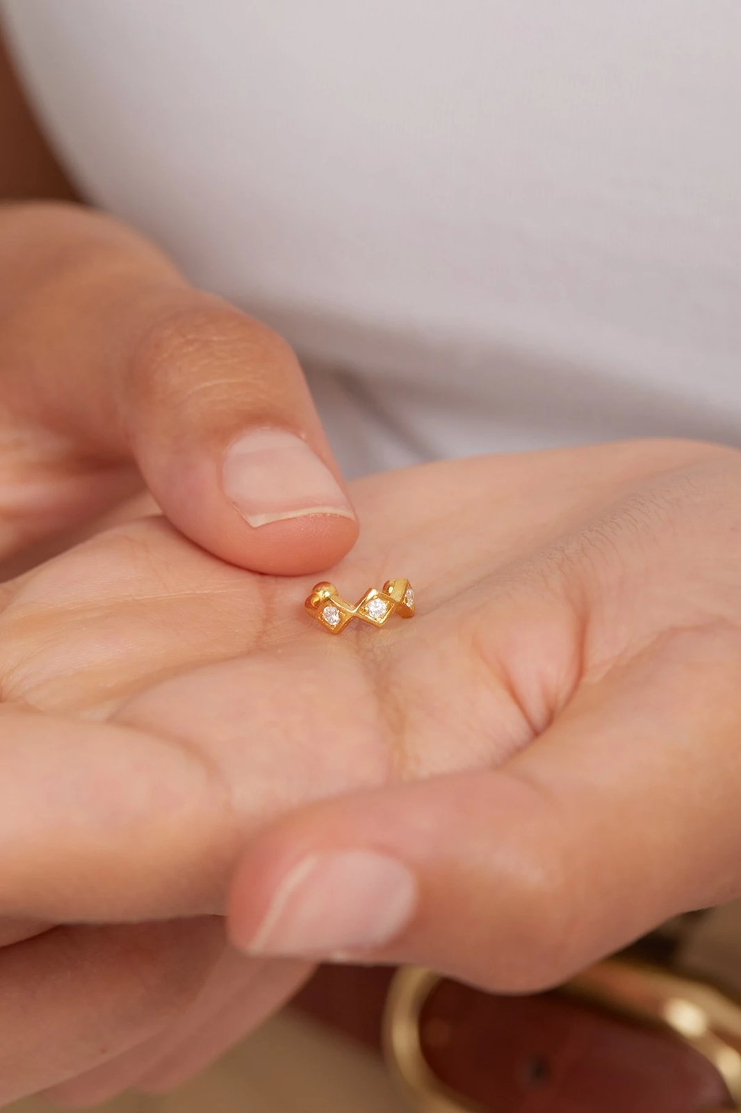 Vath argjendi Elika, ngjyrë ari, ELKAB92216A