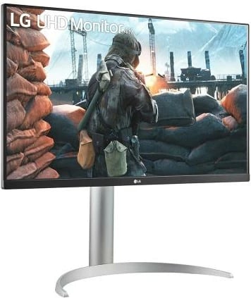 Monitor LG 27UP650K-W 27" 4K UHD IPS HDR400, argjendtë/zezë/bardhë
