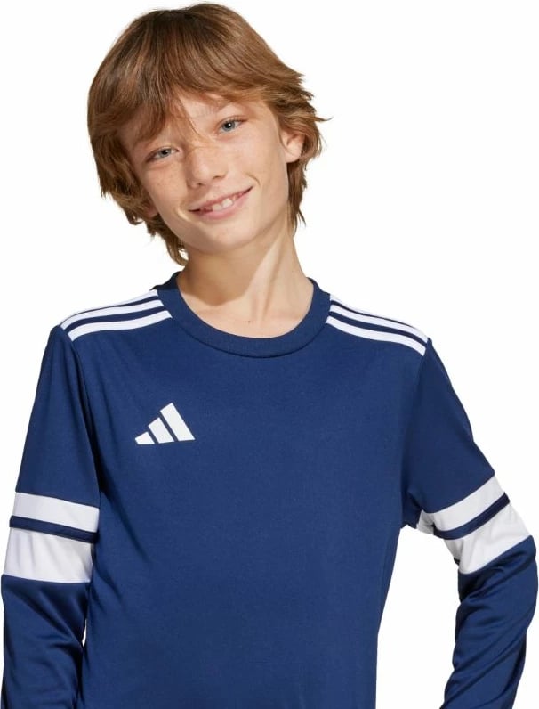 Maicë me mëngë të gjata adidas për fëmijë, navy blue