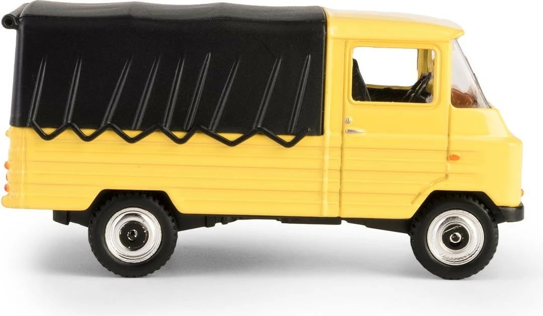Kamion lodër Daffi Żuk K-550, metal/plastik, 1:43, verdhë/zi