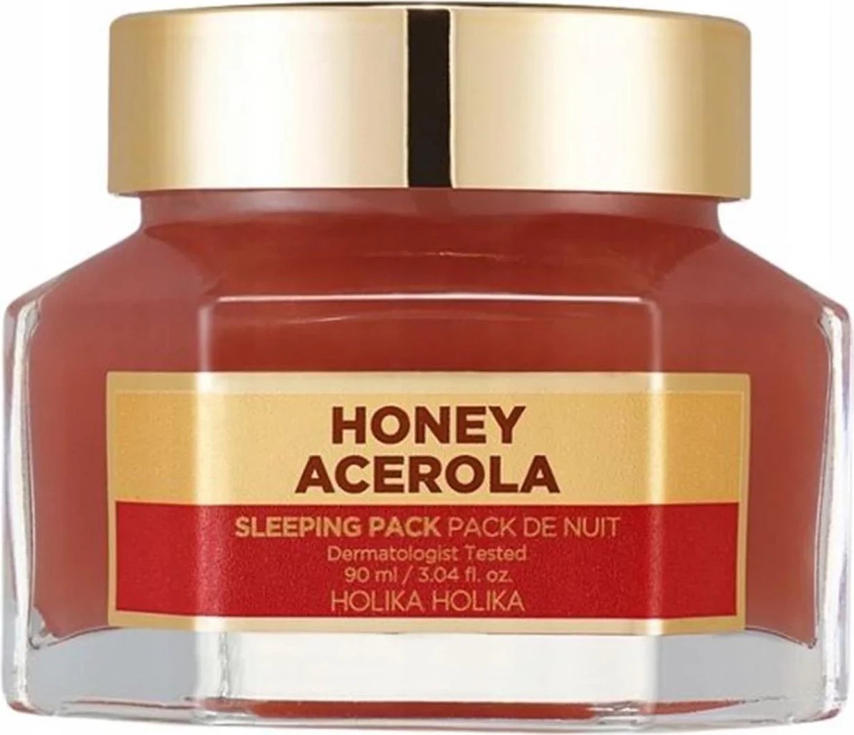 Maskë nate për fytyrë Holika Honey Acerola unisex 90ml